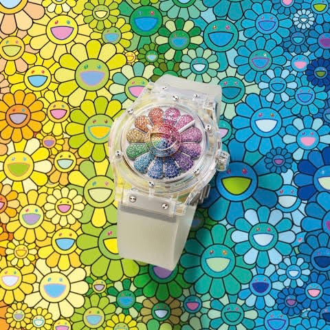 HUBL0T TAKASHI MURAKAMI SAPPHIRE RAINBOW 507.JX.0800.RT.TAK21