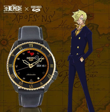 Seik.o 5 Sports x ONE PIECE X Sanji SRPF64K1