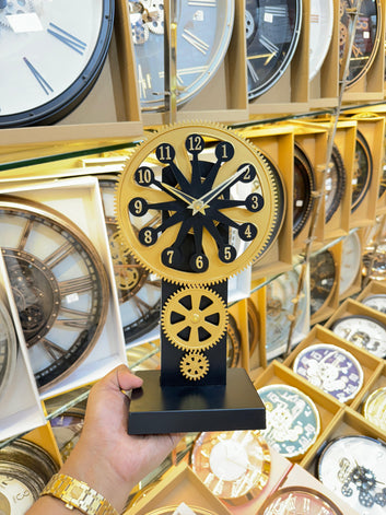 Unique Table Clock Decorative timepiece for home,office,with vintage style and artistic