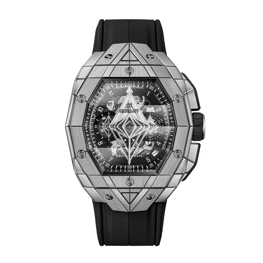 Hub.lot spirit of big bang SANG BLEU iii quartz movement