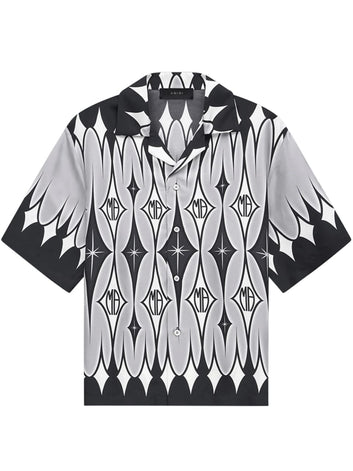 AM.IRI Arygle Printed Short Sleeve Shirt