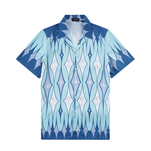 AMI.RI Arygle Printed Short Sleeve Shirt