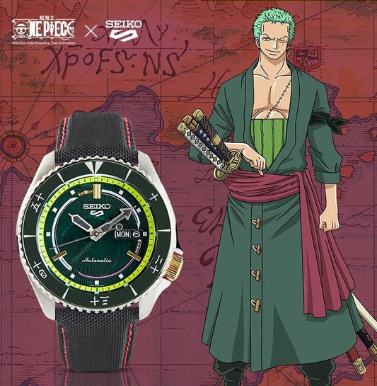 Sei.ko 5 Sports x ONE PIECE X Roronoa Zoro SRPF57K1 automatic