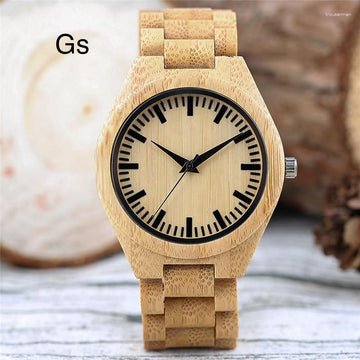 Wooden watch quartz(pure wood)