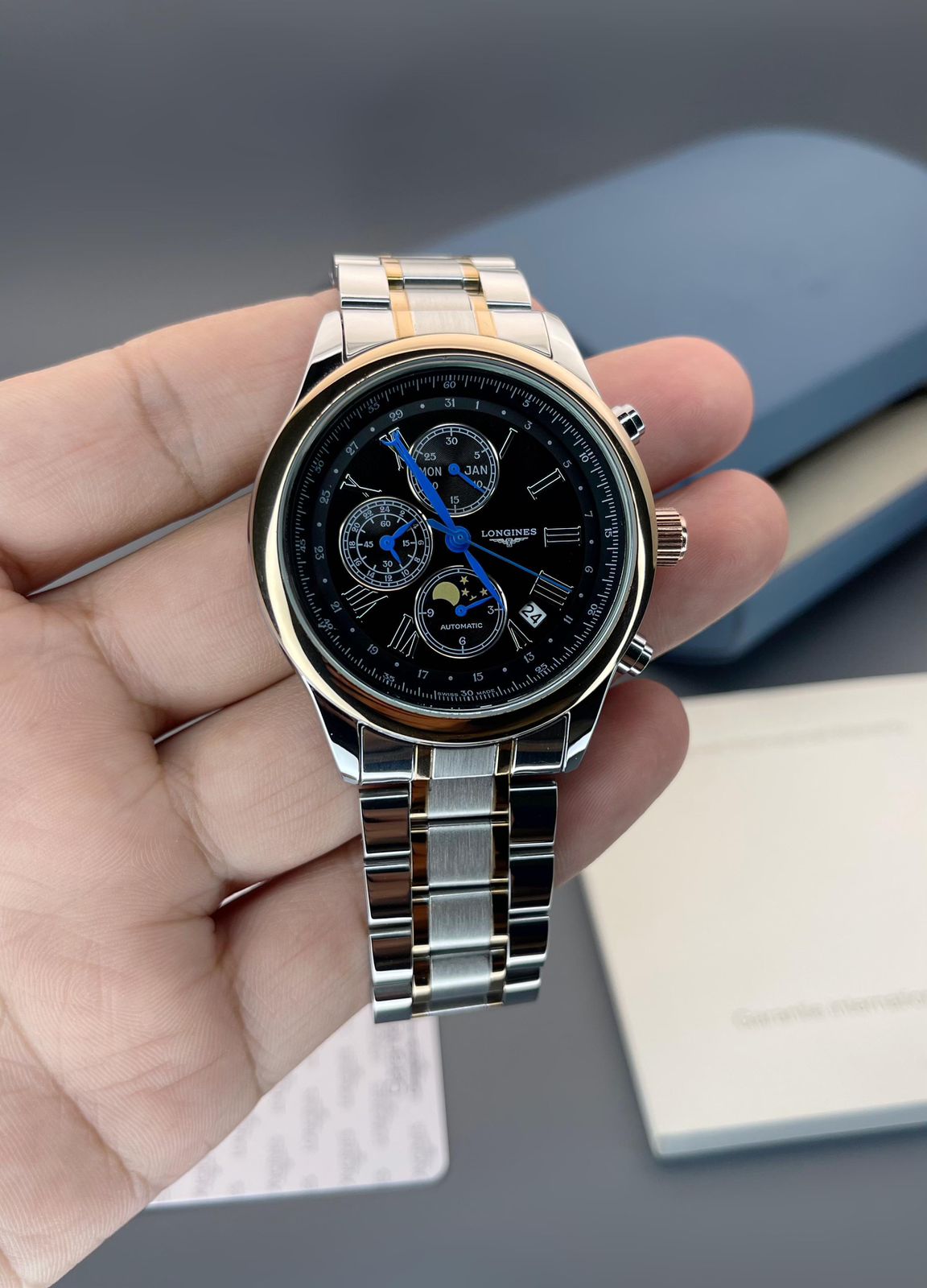 Long.ines moonphase Quartz