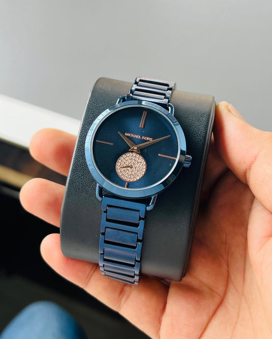 Micha.el Kors portio blue quartz