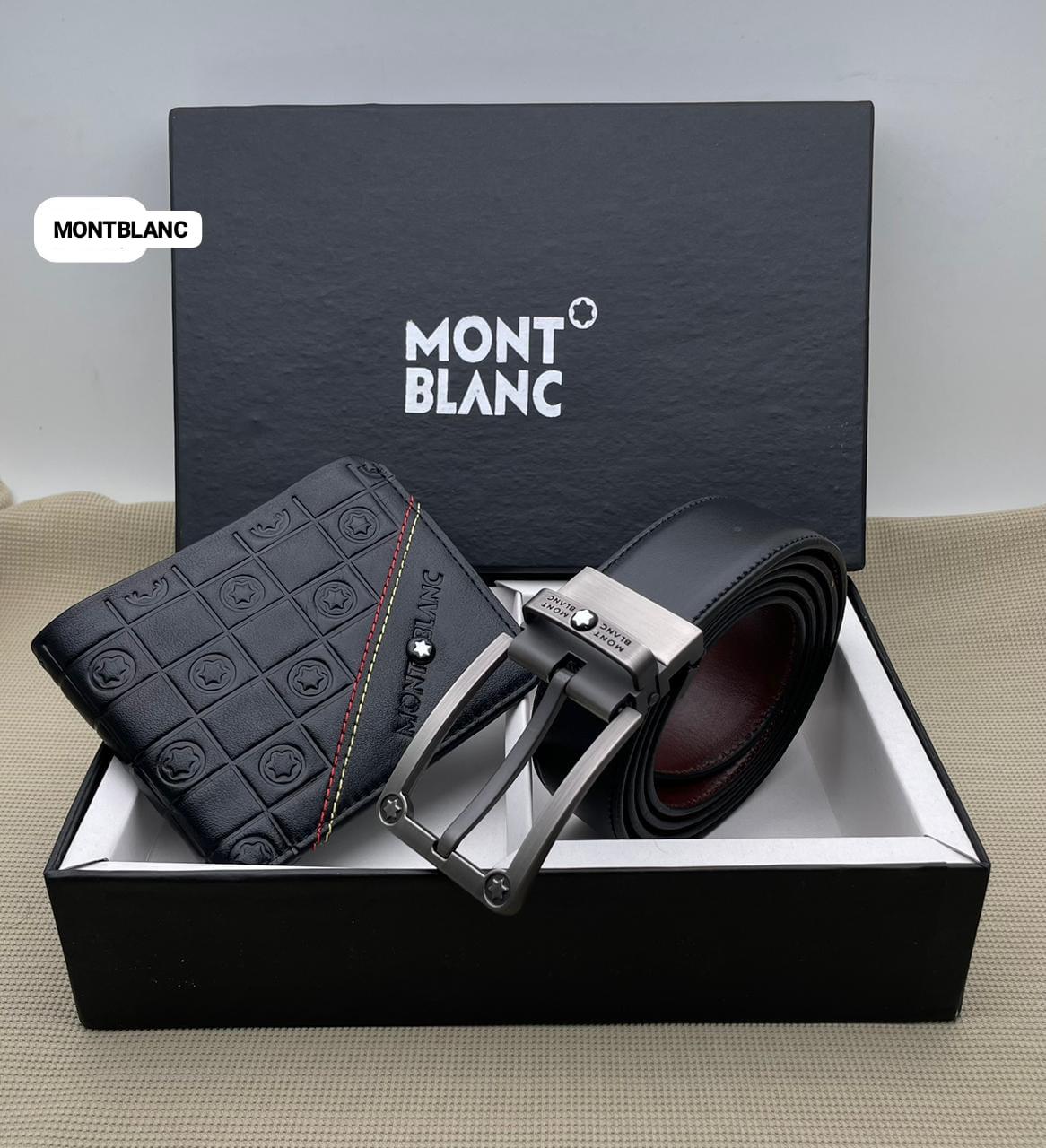 Mon.t blanc belt + wallet