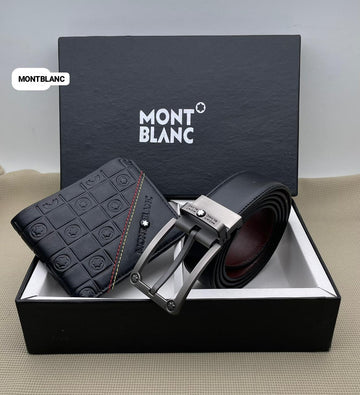 Mon.t blanc belt + wallet