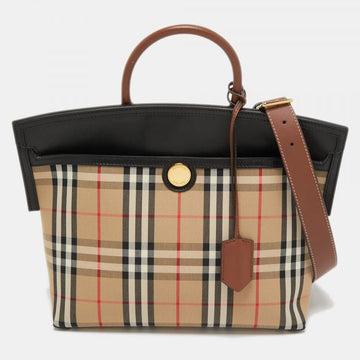 Burb.erry society vintage check Tote