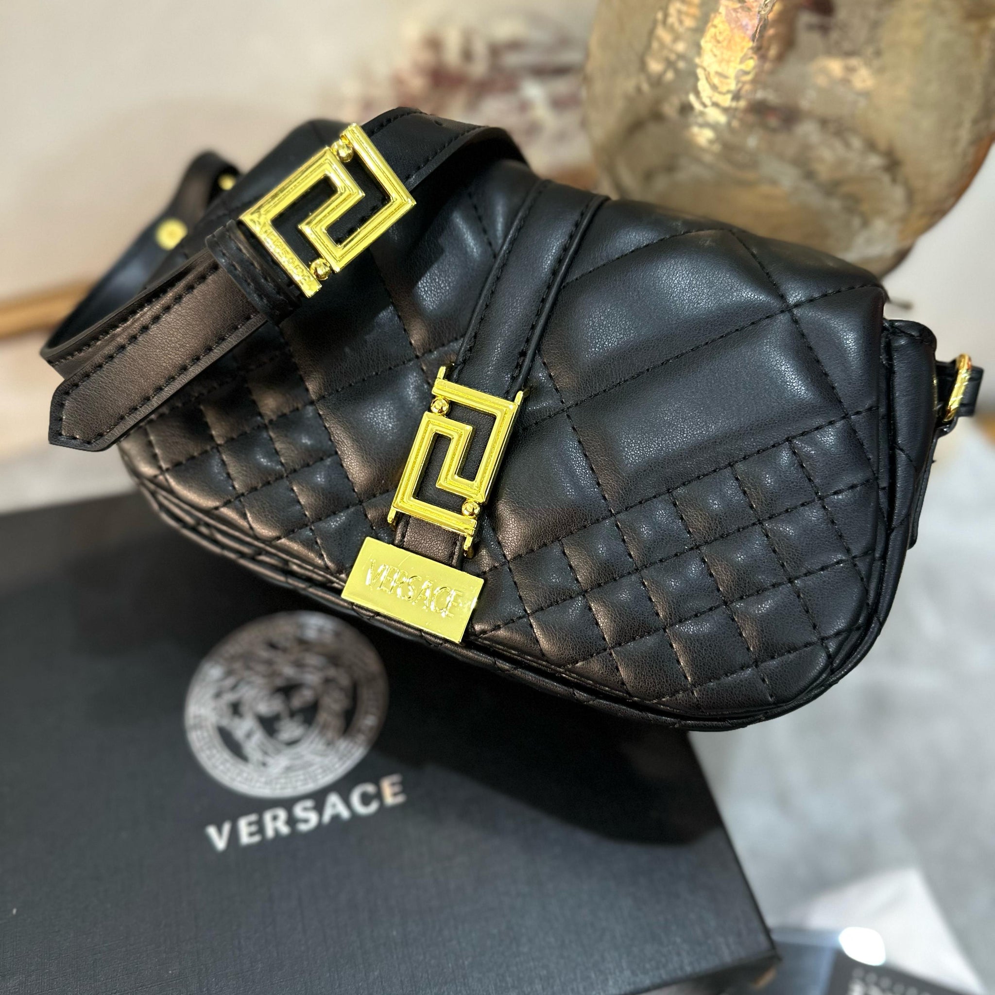 Versace graca Greek goddess mini shoulder bag