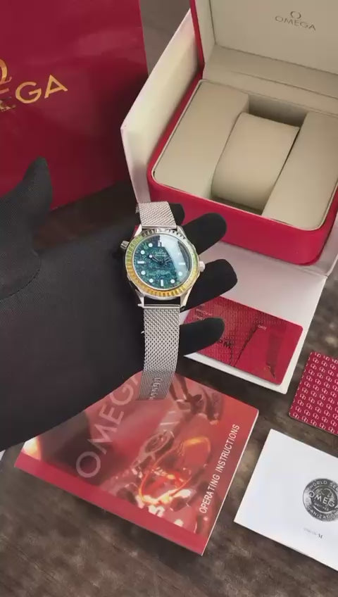 Ome.ga sea.mastar diamond automatic