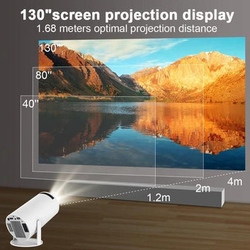 Sunlux™ Ultra HD Smart Projector with Inbuilt Android